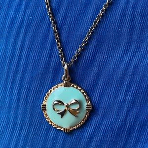 NWOT Cute Turquoise Bow Necklace